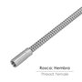 WOLFPACK LINEA PROFESIONAL Mango Flexible Reforzado para Cepillos M12 de 1 metro
