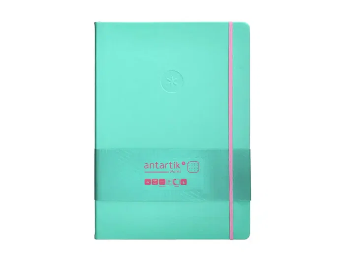 Antartik Cuaderno A4 Tapa Dura Hojas Puntos Rosa y Turquesa 100 Hojas 80gr FSC Antartik Cuaderno A4 Tapa Dura Hojas Puntos Rosa y Turquesa 100 Hojas 80gr FSC