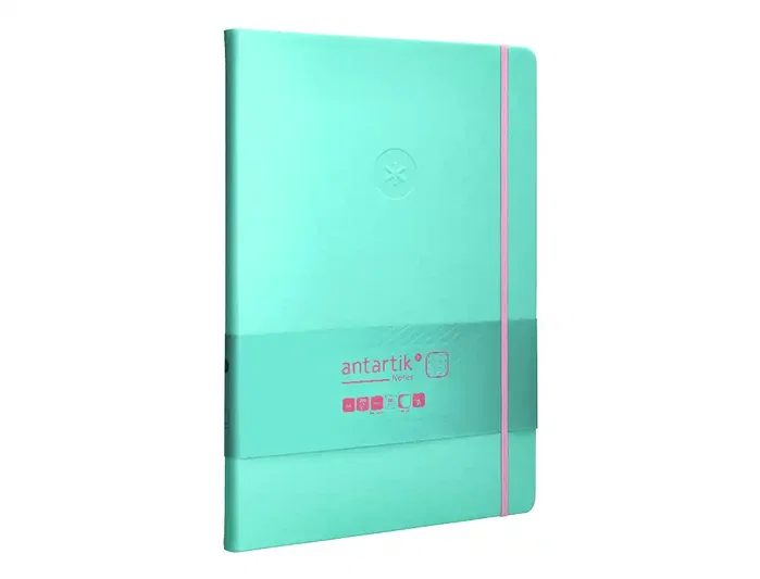 Antartik Cuaderno A4 Tapa Dura Hojas Puntos Rosa y Turquesa 100 Hojas 80gr FSC Antartik Cuaderno A4 Tapa Dura Hojas Puntos Rosa y Turquesa 100 Hojas 80gr FSC