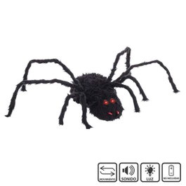 My Other Me Araña con Luz, Sonido y Movimiento Negro