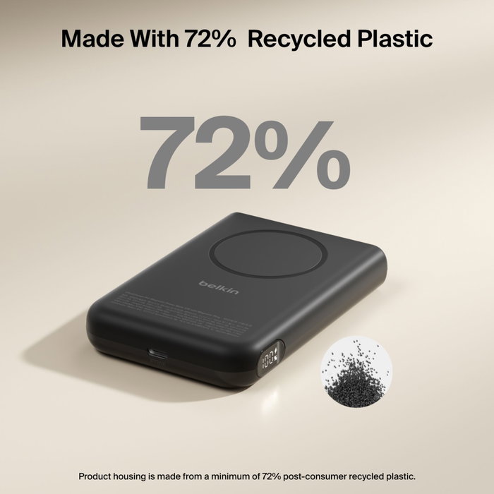 Belkin UltraCharge Magn. Power Bank 10000mAh Qi2 25W Negro
