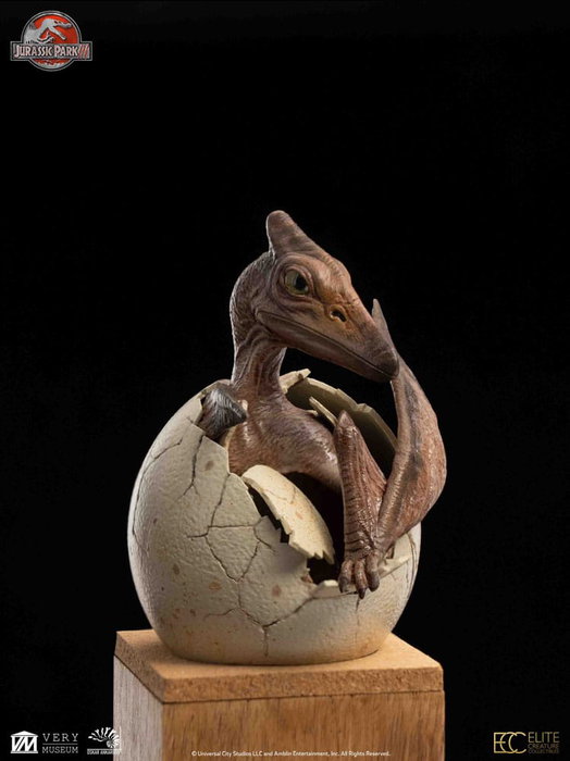 Jurassic Park III ECC Elite Creature Line Estatua Hatching Pterosaur 16 cm