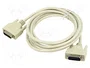 DeLOCK Cable Serie 84250 Sub-D9 Hembra a Hembra 5 m Nullmodem Gris