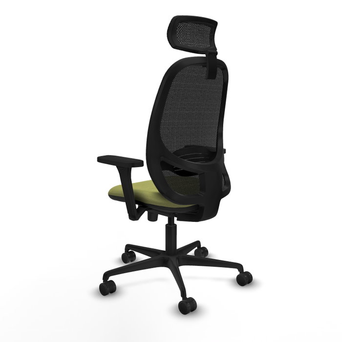PIQUERAS Y CRESPO Silla de oficina Cilanco con mecanismo Sincro, Verde oliva y Negro PIQUERAS Y CRESPO Silla de oficina Cilanco con mecanismo Sincro, Verde oliva y Negro