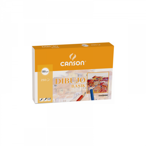 Canson-Guarro Láminas de Dibujo Basik A3 130g Lisa Set de 250