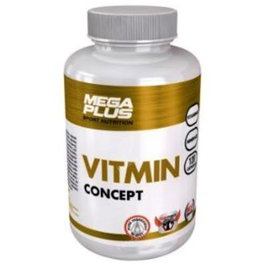 Mega Plus Vitamin Concept Complejo Multivitamínico y Mineral 120 Cápsulas para Deportistas