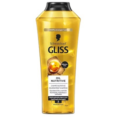Schwarzkopf Mass Market Gliss Oil Nutritive Champú 400 ml