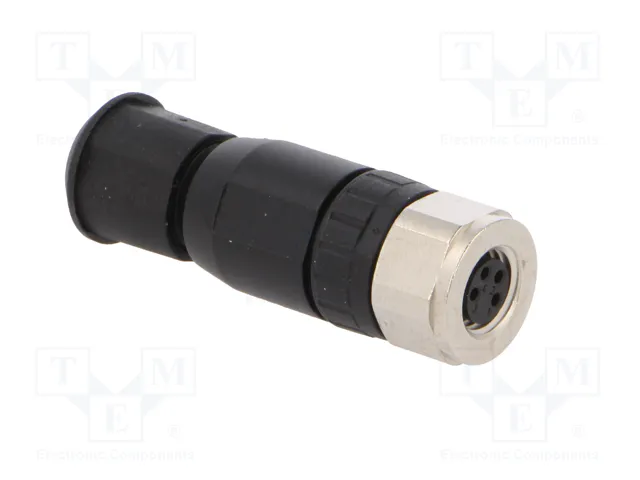 HARTING Conector M8 Hembra 4 Pines Recto IP67