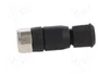 HARTING Conector M8 Hembra 4 Pines Recto IP67
