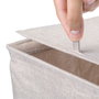 Emuca Cesto de ropa Quartz Titanio y Beige