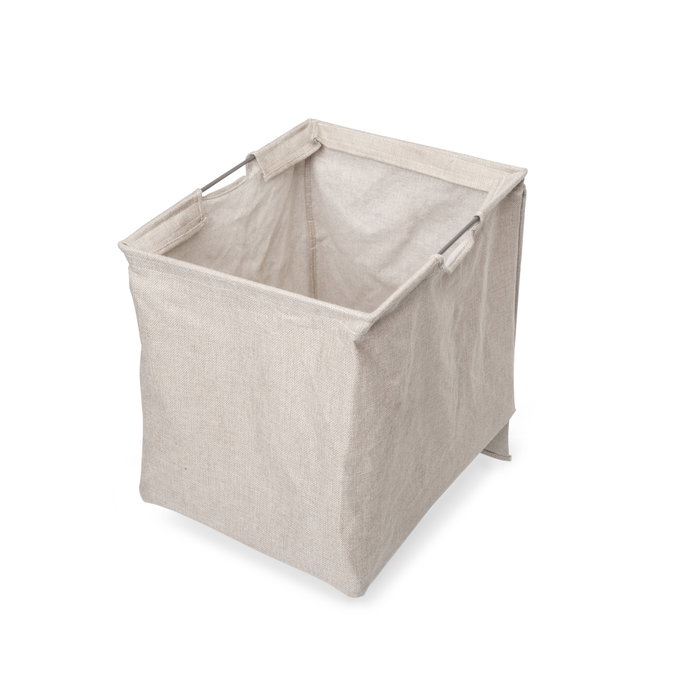 Emuca Cesto de ropa Quartz Titanio y Beige