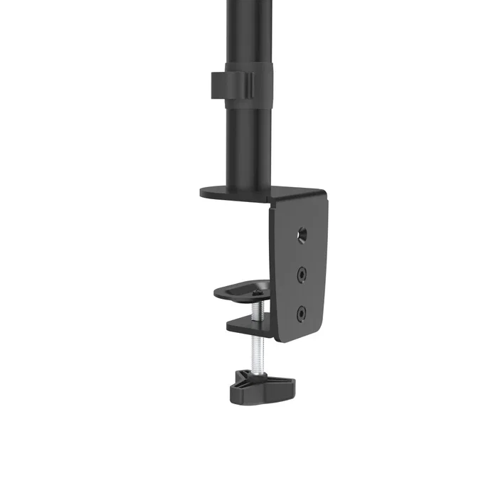 Hama 00118491 Soporte Brazo Ergonómico para Monitor hasta 32" (81.3 cm), Negro, Escritorio, Ajuste Altura, Giro 180°, Gestión Cables, VESA 75x75/100x100, Peso Máx. 8 kg