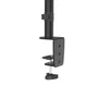 Hama 00118491 Soporte Brazo Ergonómico para Monitor hasta 32" (81.3 cm), Negro, Escritorio, Ajuste Altura, Giro 180°, Gestión Cables, VESA 75x75/100x100, Peso Máx. 8 kg