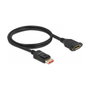DeLOCK Cable de extensión DisplayPort para instalación en panel 8K 60 Hz 1 m