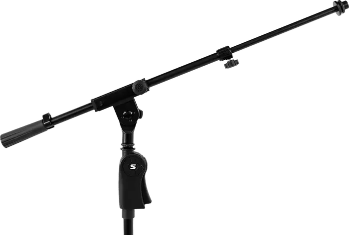 SBG Soporte de Micrófono de Suelo con Base Trípode, Altura Regulable 1143-1765mm y Mango Ergonómico
