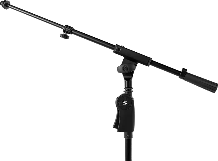 SBG Soporte de Micrófono de Suelo con Base Trípode, Altura Regulable 1143-1765mm y Mango Ergonómico