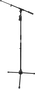 SBG Soporte de Micrófono de Suelo con Base Trípode, Altura Regulable 1143-1765mm y Mango Ergonómico
