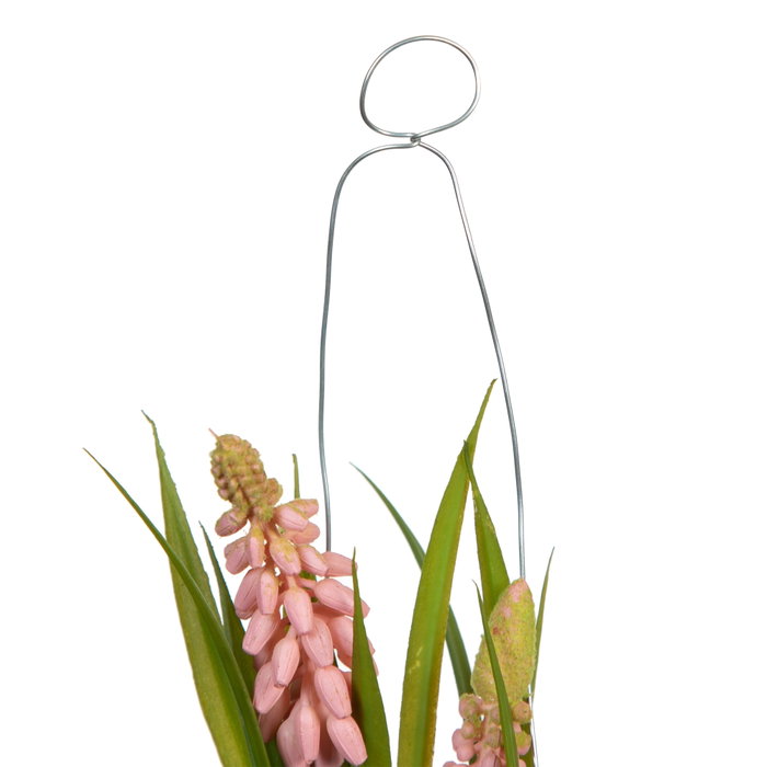 Planta Jacinto Rosa Artificial 7 X 7 X 18 cm (Set de 4)