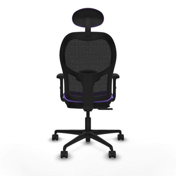 PIQUERAS Y CRESPO Silla de oficina Jorquera con mecanismo Sincro/Traslack, Lila y Negro PIQUERAS Y CRESPO Silla de oficina Jorquera con mecanismo Sincro/Traslack, Lila y Negro