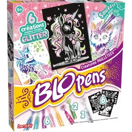 Lansay Blopens Criaturas Brillantes - Juego de Dibujo y Colorear para Niños Mayores de 5 Años (LAN3181860241264)