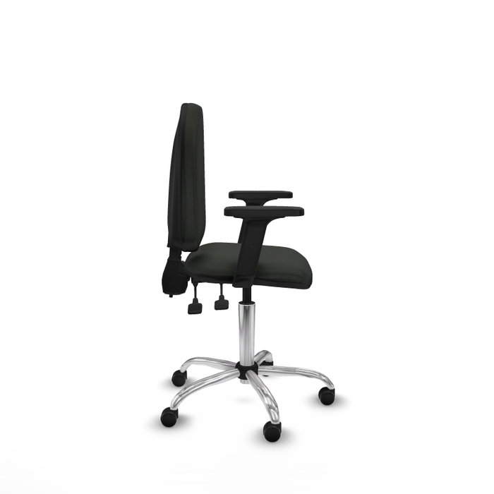 PIQUERAS Y CRESPO Silla de oficina Aýna con Brazos 2D y Base Cromada