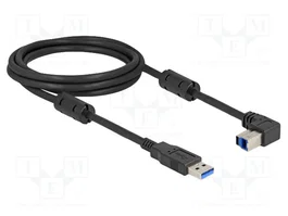 DeLOCK Cable USB 5 Gbps Tipo-A a Tipo-B 90° acodado hacia arriba 2 m