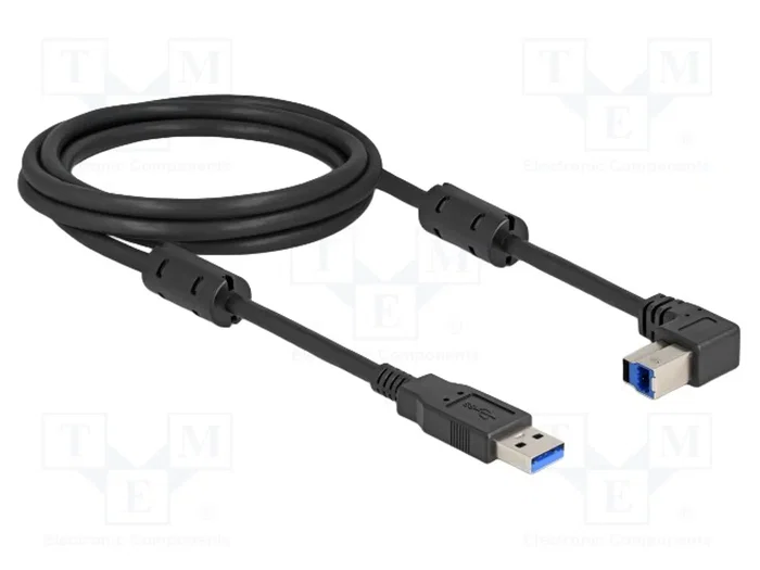 DeLOCK Cable USB 5 Gbps Tipo-A a Tipo-B 90° acodado hacia arriba 2 m DeLOCK Cable USB 5 Gbps Tipo-A a Tipo-B 90° acodado hacia arriba 2 m
