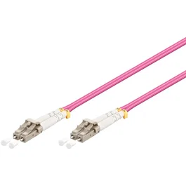 WP WPC-FP4-5LCLC-010 Cable de Fibra Óptica InfiniBand LC-LC 1 m Multimodo OM4 50/125 μm 40 Gb/s Violeta LSZH