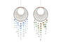 DKD Home Decor Atrapasueños de Ratán y Macramé, Pack de 2, Colores Surtidos