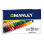 Manley Estuche de 30 Ceras Blandas Colores Surtidos