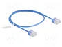 DeLOCK Cable de red RJ45 Cat.6 UTP Ultra Slim 0,5 m Azul