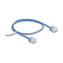 DeLOCK Cable de red RJ45 Cat.6 UTP Ultra Slim 0,5 m Azul