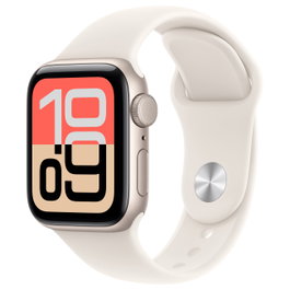Apple Watch SE 3 40mm GPS Starlight Aluminio con Correa Deportiva M/L