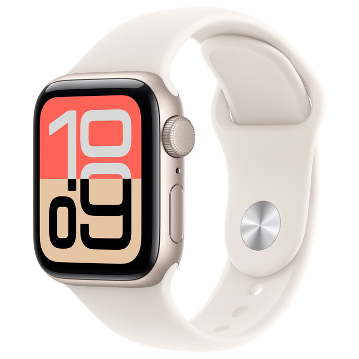 Apple Watch SE 3 40mm Aluminio Polarstern - Reloj Inteligente con GPS, Pantalla Retina y Correa Deportiva M/L Apple Watch SE 3 40mm Aluminio Polarstern - Reloj Inteligente con GPS, Pantalla Retina y Correa Deportiva M/L