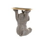 DKD Home Decor Figura de Elefante Gris y Dorado en Resina y Metal