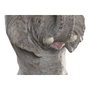 DKD Home Decor Figura de Elefante Gris y Dorado en Resina y Metal
