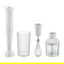 Alessi MDL10S W Batidora de Mano Plissé + Accesorios Blanca