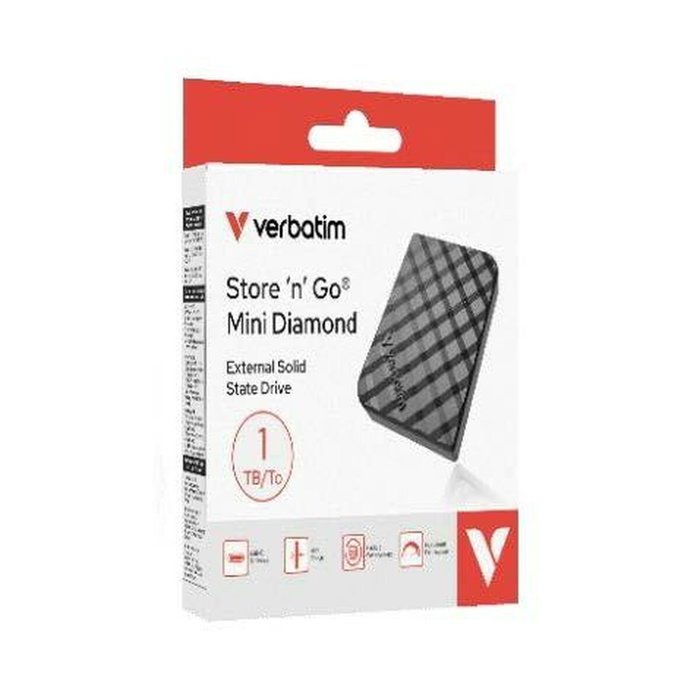 Verbatim Store 'N' Go Mini SSD Externo 1TB USB-C Negro Verbatim Store 'N' Go Mini SSD Externo 1TB USB-C Negro