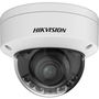 Hikvision Cámara IP Minidomo 8MP 4K Smart Hybrid Light ColorVu Motorized Varifocal 2.8-12mm WDR IK10 IP67 12V/PoE Audio Alarma Luz Híbrida 40m