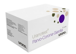 Uranotest Test Diagnóstico para Parvovirus, Coronavirus y Giardia en Perros - 5 Tests / Unidades