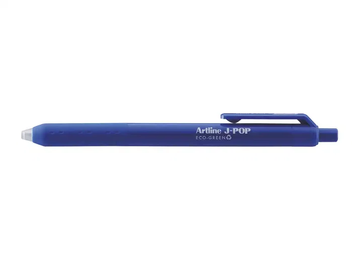 Artline Bolígrafo J-POP Eco Green Retráctil Tinta Gel 0,7 mm Azul, con Clip, 58% Material Reciclado Artline Bolígrafo J-POP Eco Green Retráctil Tinta Gel 0,7 mm Azul, con Clip, 58% Material Reciclado