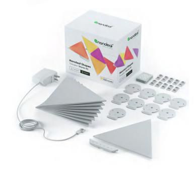 Nanoleaf Shapes Triangles Starter Kit 9PK Blanco