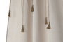 DKD Home Decor Nature23 Cortina Natural 260 x 140 cm (2 Unidades) Poliéster Algodón