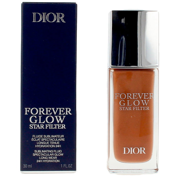Dior Forever Glow Star Filter Fluido Prebase e Iluminador #7N, Fluido de Maquillaje con 94% Ingredientes Naturales, Efecto Segunda Piel, 1 Unidad
