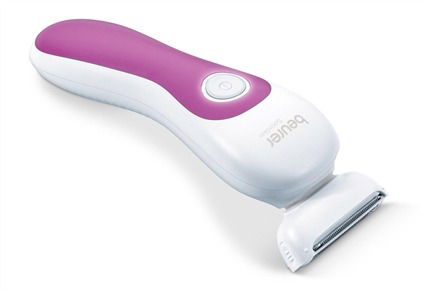 Beurer HL-36 Rasuradora para Mujer, Cabezal Flexible para Piel Tersa y Suave, Recorta, Rasura y Exfolia