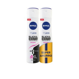 Nivea Black & White Invisible Original Spray Pack 2 x 200 ml
