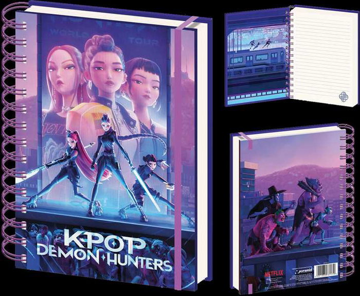 Pyramid International Libreta A5 Wiro KPop Demon Hunters