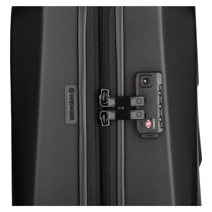 Wenger Prymo Medium Maleta Negro Medio 4 Ruedas ABS Policarbonato 65cm 59L