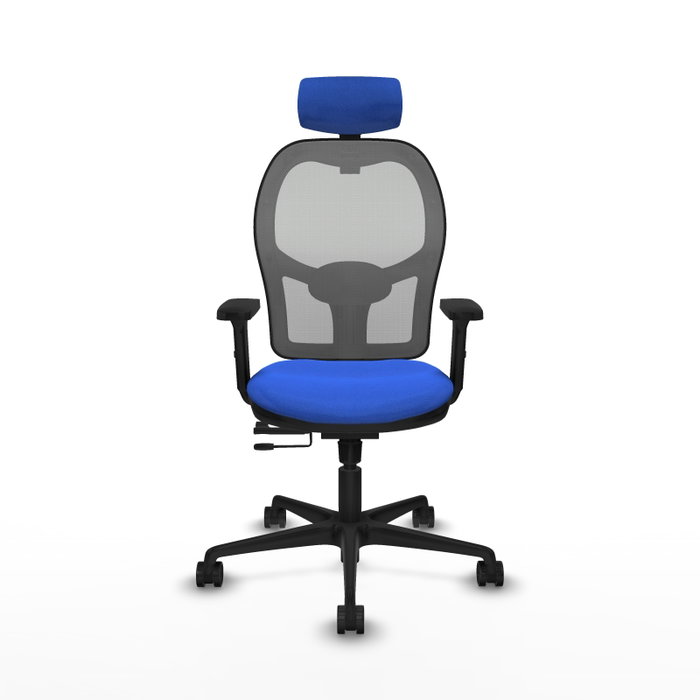 PIQUERAS Y CRESPO Silla de oficina Jorquera con mecanismo Sincro/Traslack, Azul y Gris PIQUERAS Y CRESPO Silla de oficina Jorquera con mecanismo Sincro/Traslack, Azul y Gris