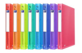 Carpeta De Anillas Oxford/Elba Urban Pp Translucido A4+ 4 An.30Mm Redonda Surtido (8 Colores) (Set de 10)